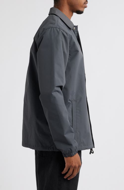 Dickies Oakport Coach Jacket In Charcoal Grey