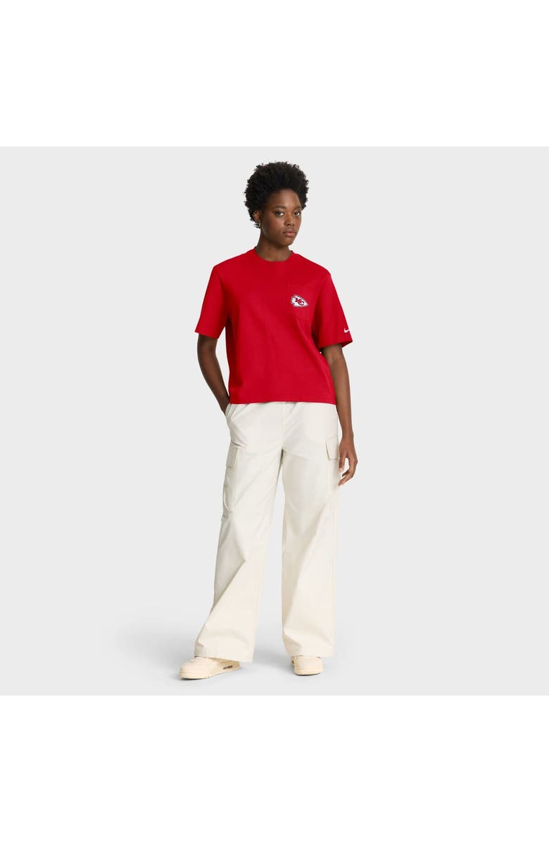 Nike Women's Nike Red Kansas City Chiefs Rewind Pocket Boxy T-Shirt, Alternate, color, Red