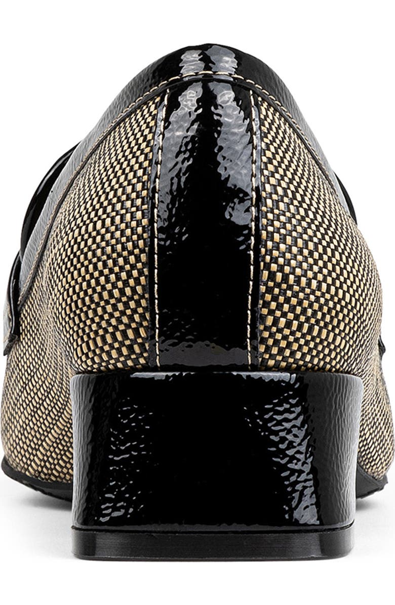 Donald Pliner Penny Loafer Pump, Alternate, color, Black-Natural