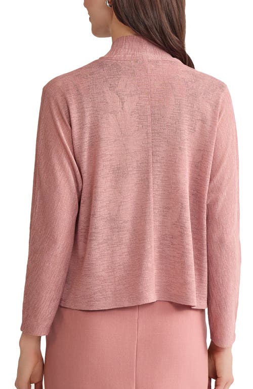 Kasper Dolman Knit Jacket In Pink