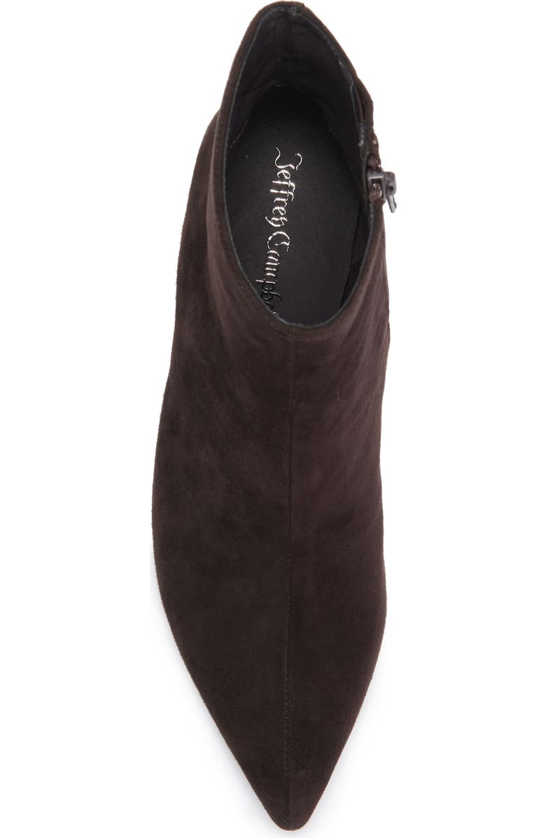 Jeffrey Campbell Botita Block Heel Bootie, Alternate, color, Brown Suede