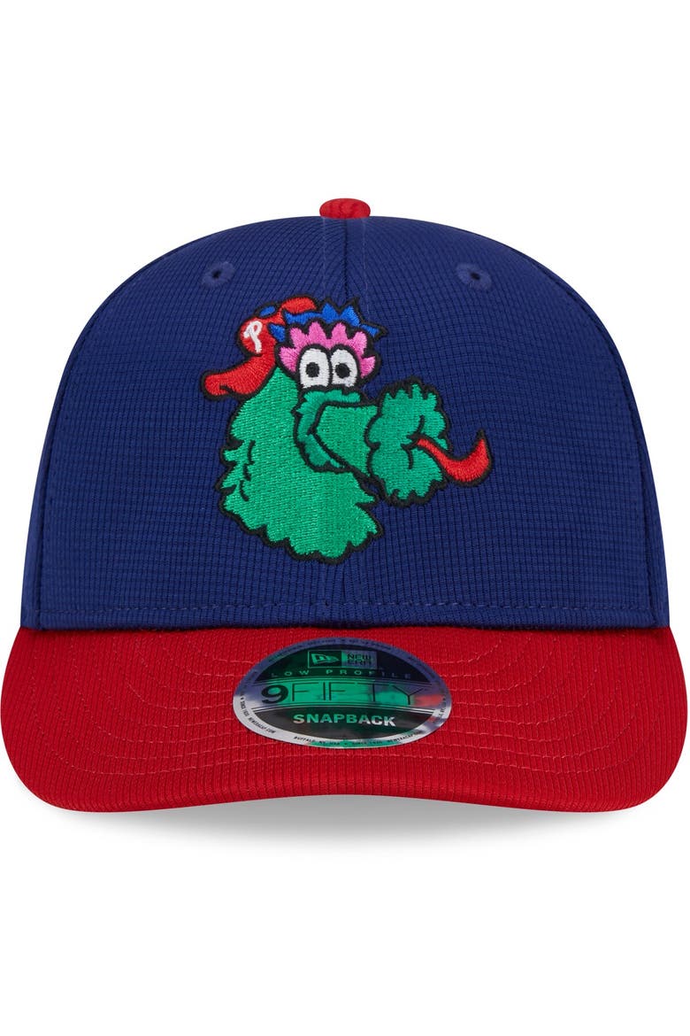 Men's New Era  Navy Philadelphia Phillies 2025 Batting Practice Low Profile 9FIFTY Snapback Hat, Alternate, color, Navy