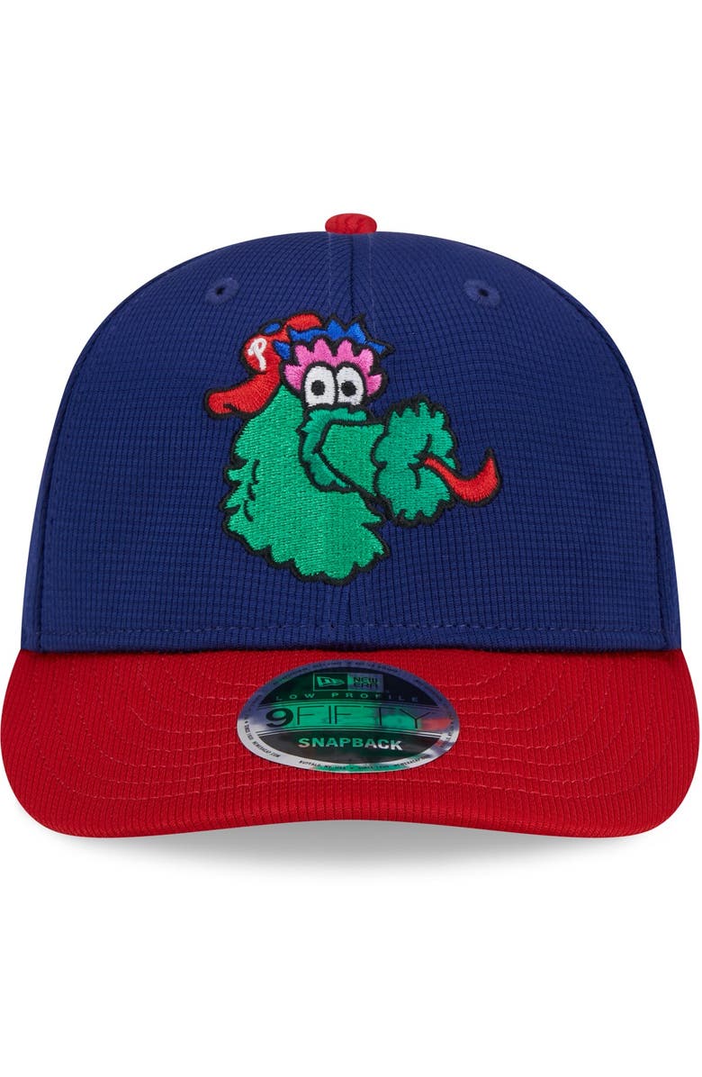 New Era Men's New Era Navy Philadelphia Phillies 2025 Batting Practice Low Profile 9FIFTY Snapback Hat, Alternate, color, Navy