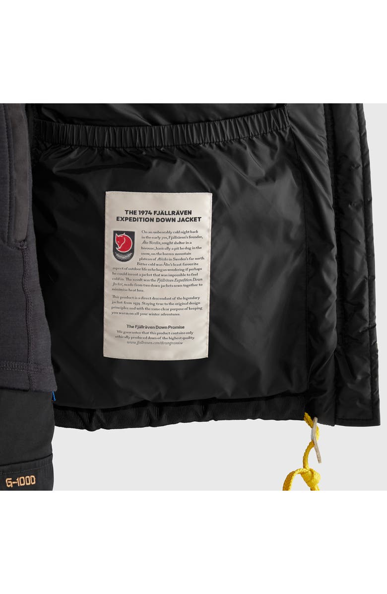 Fjällräven Expedition Down Lite Jacket, Alternate, color, Black