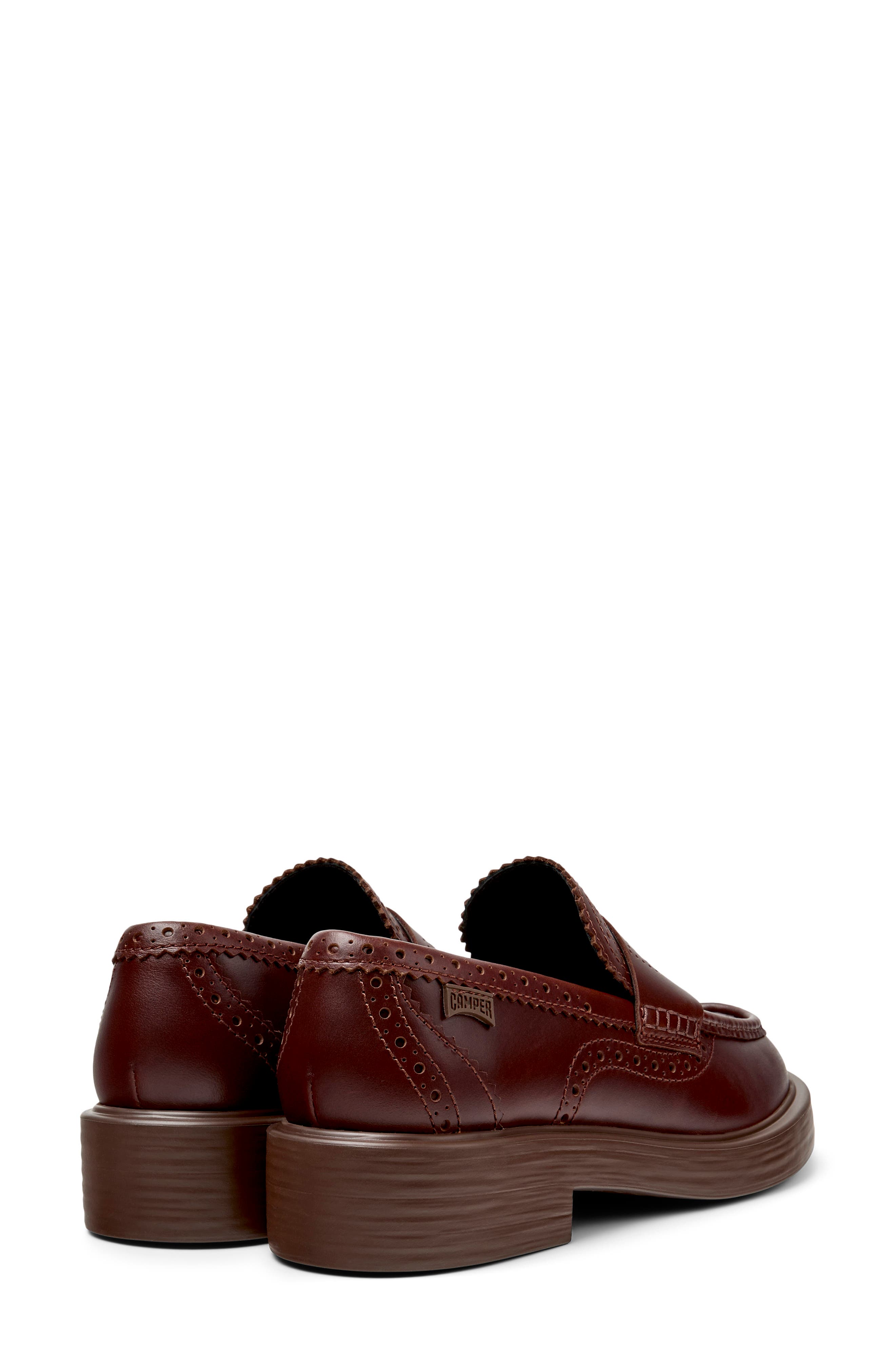Camper Dean Twins Loafer, Alternate, color, Medium Brown
