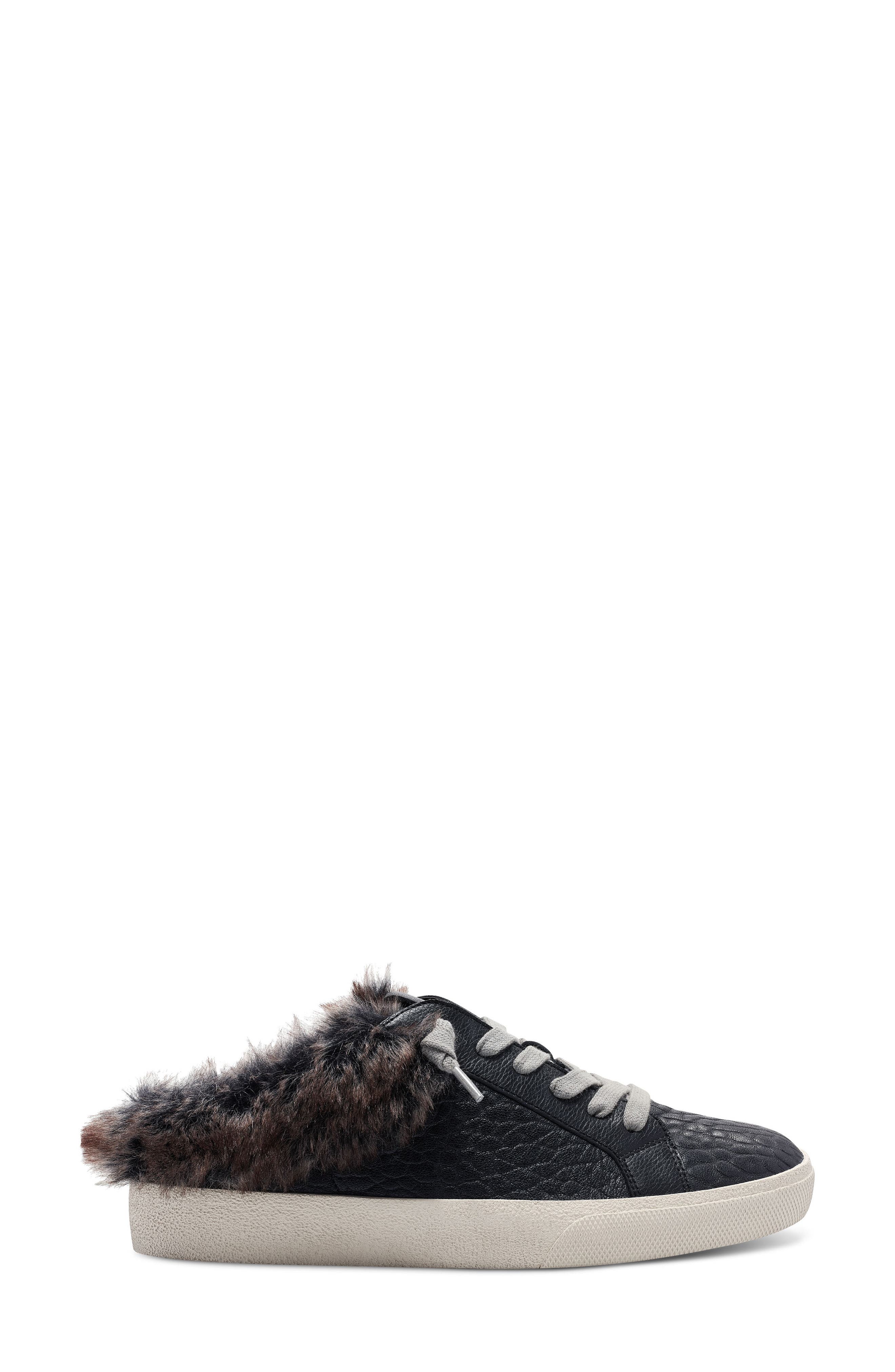 Vince Camuto Madrista Faux Fur Trim Sneaker Mule, Alternate, color, 