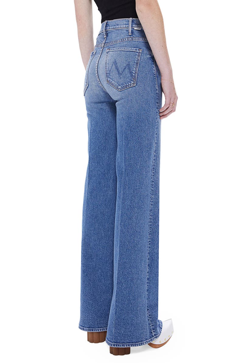 MOTHER The Hustler Roller Heel High Waist Flare Jeans, Alternate, color, 