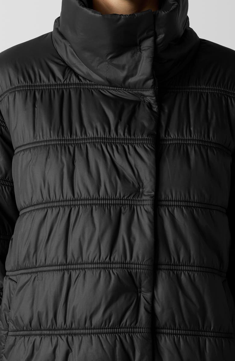 Eileen Fisher High Collar Puffer Coat, Alternate, color, 