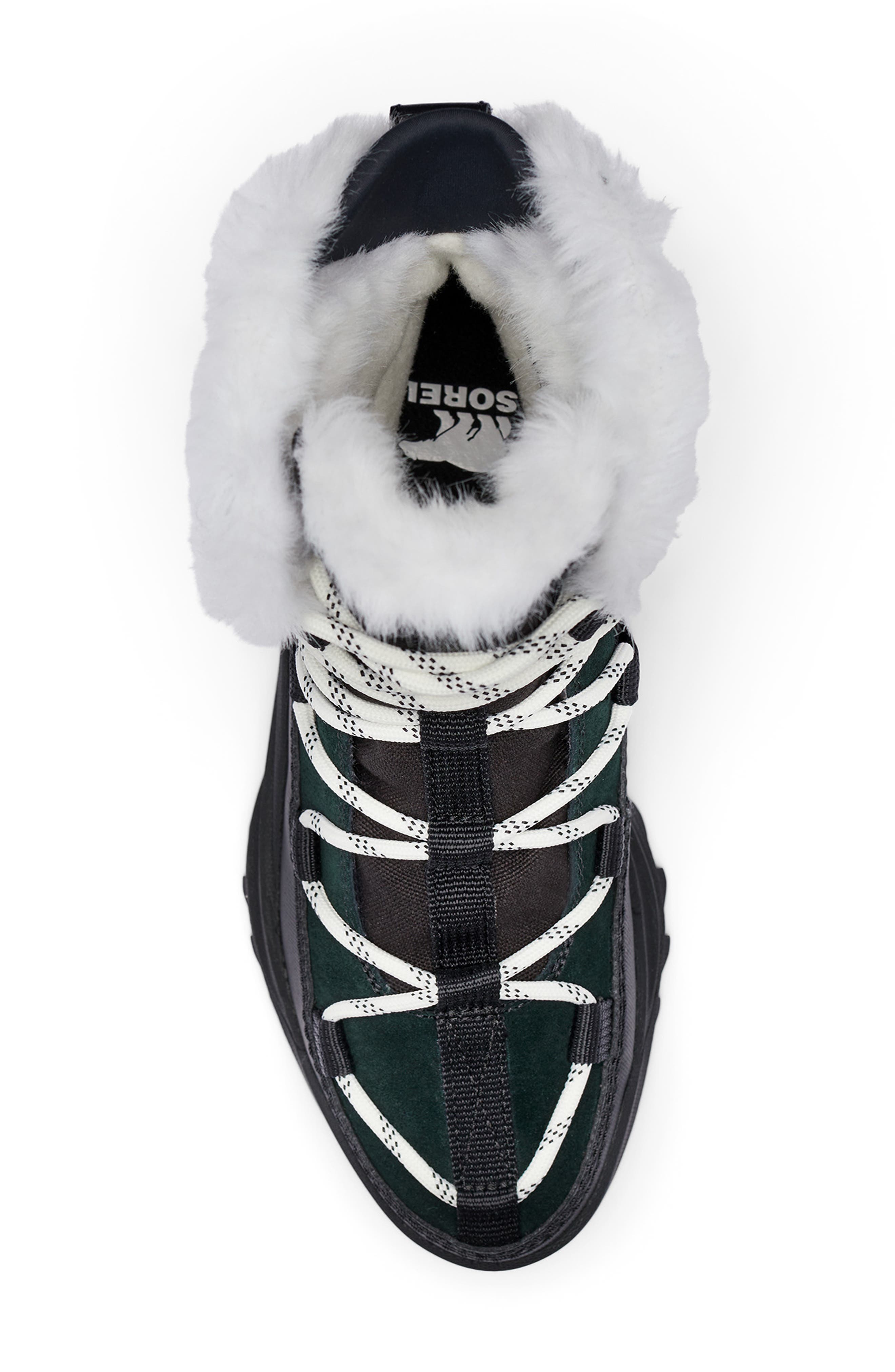 SOREL ONA<sup>™</sup> RMX Glacy Plus Waterproof Boot, Alternate, color, Black/ Sea Salt