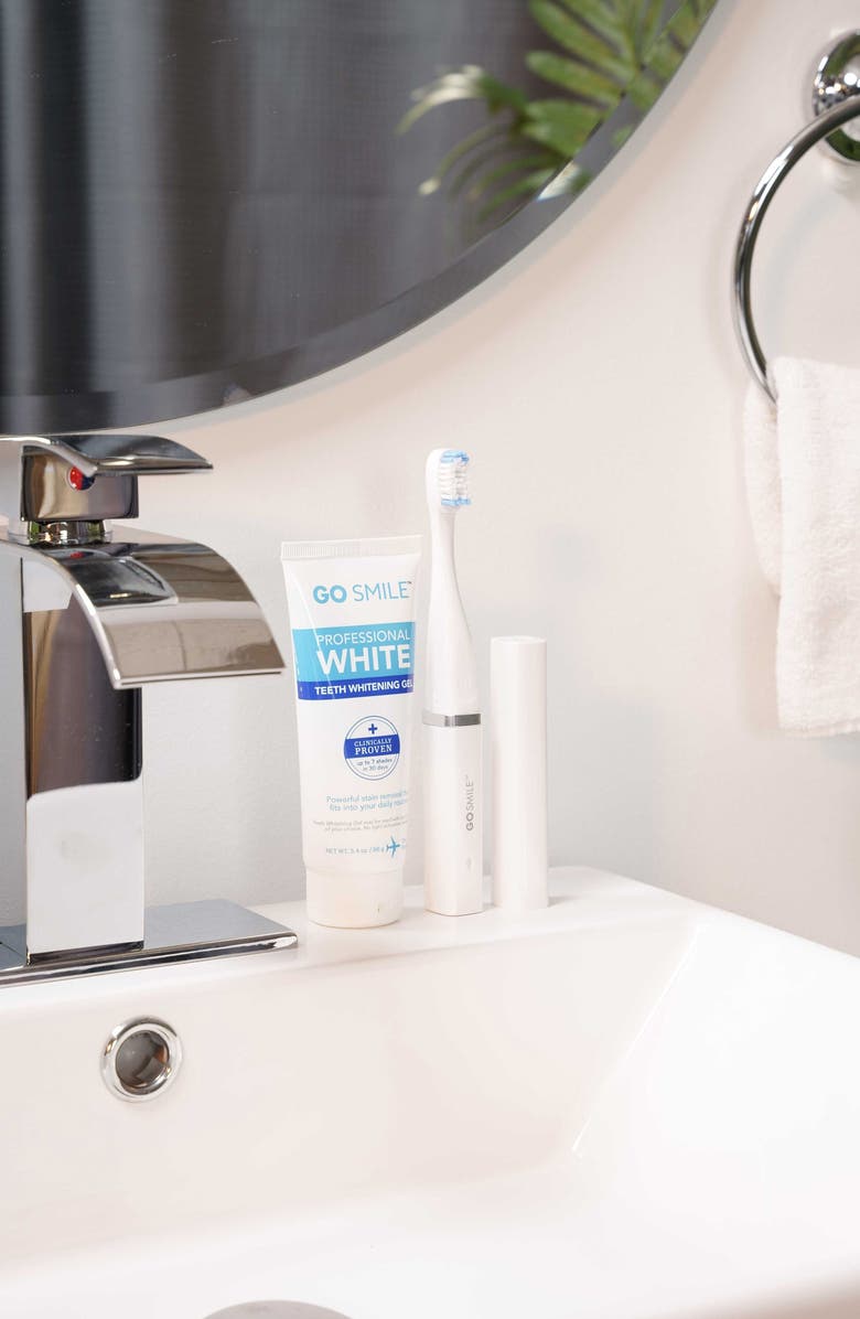 GO SMiLE<sup>®</sup> Dental Pro On-the-Go Sonic Blue Teeth Whitening System, Alternate, color,