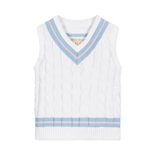 HOPE & HENRY HOPE & HENRY BOYS' ORGANIC CRICKET SWEATER VEST, KIDS 
