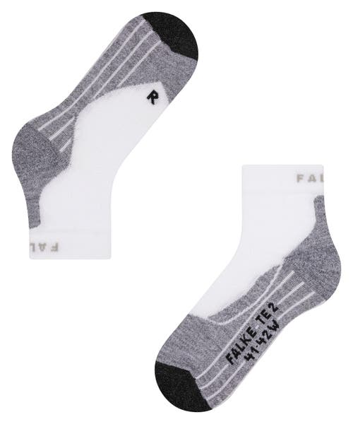 Falke Te2 Tennis Socks For Hard Courts In White