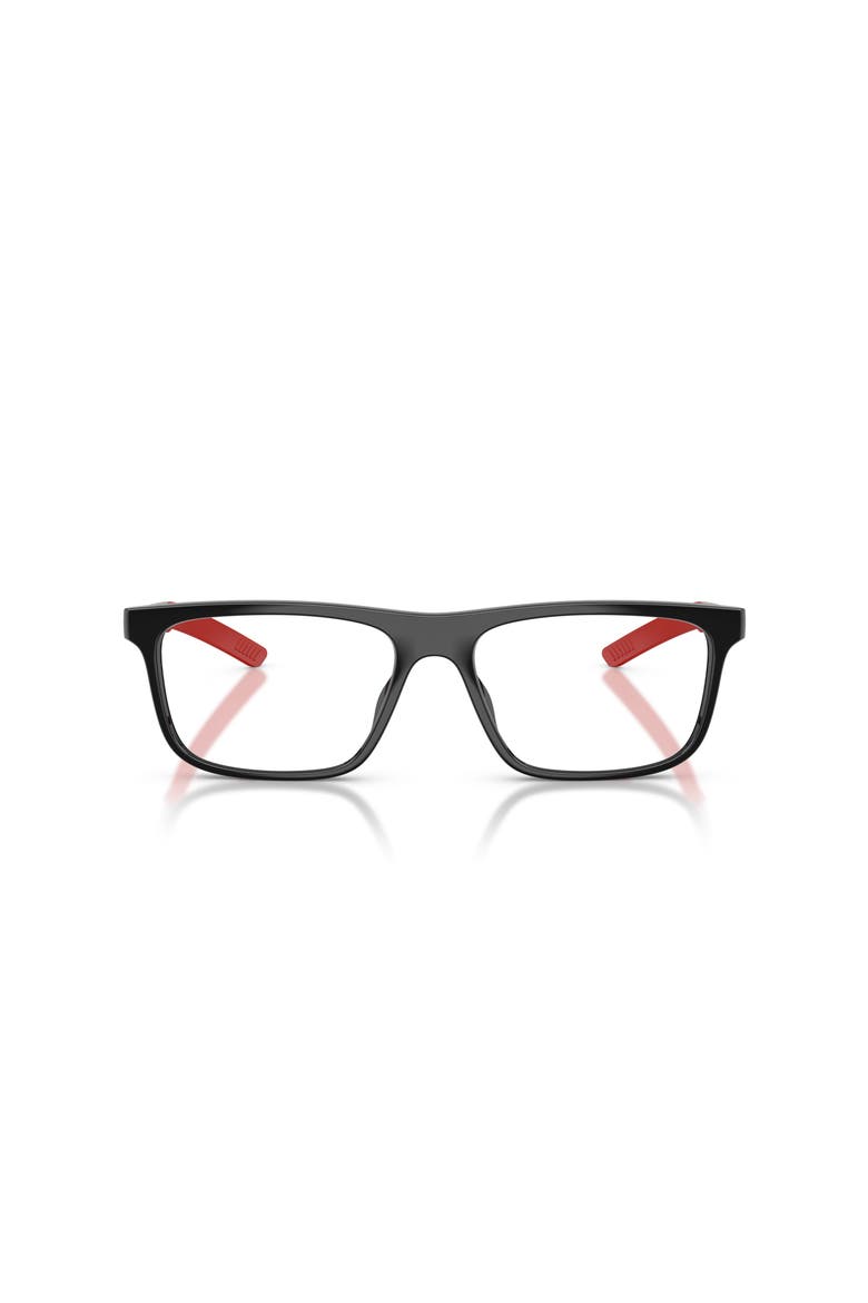 57mm Rectangle optical glasses, Alternate, color, Black