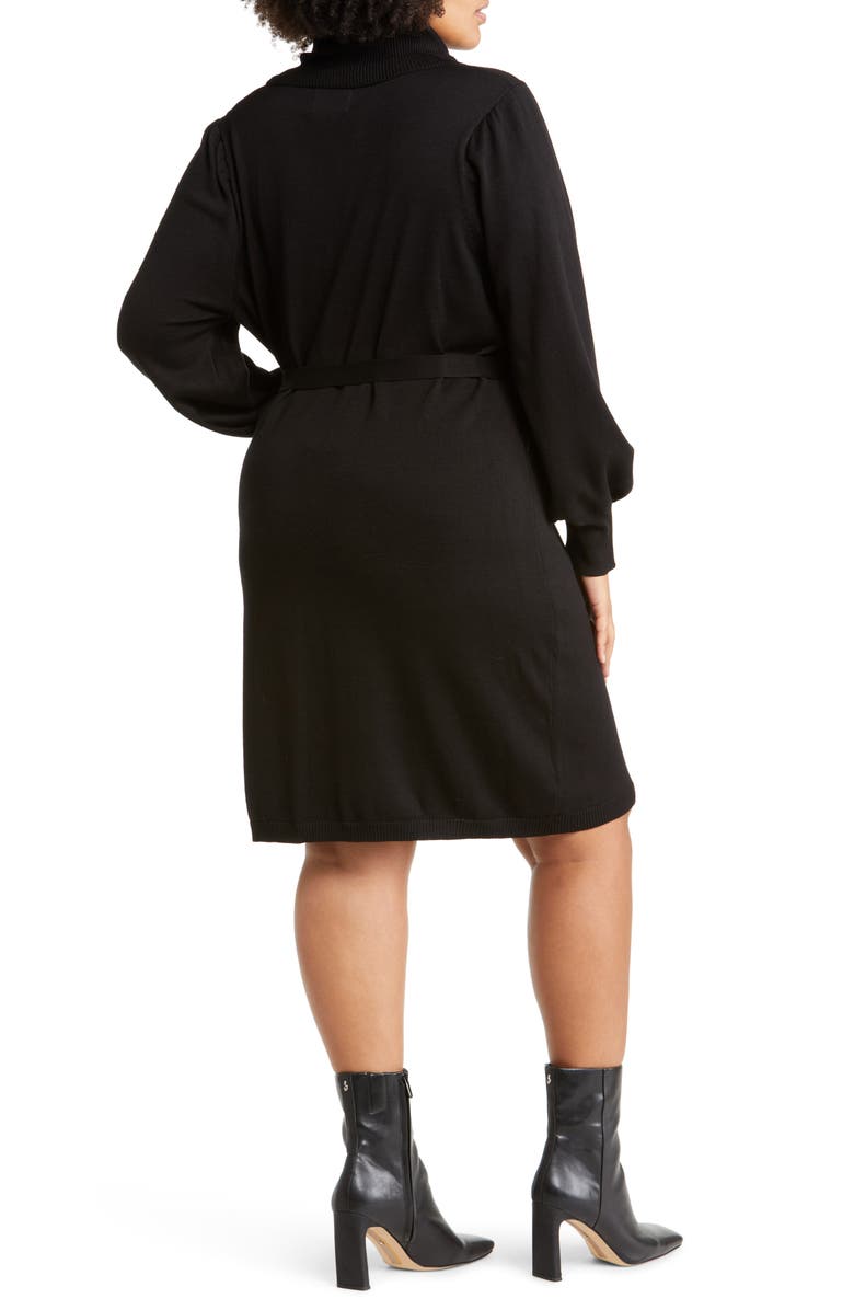 Sam Edelman Cowl Neck Long Sleeve Sweater Dress, Alternate, color,