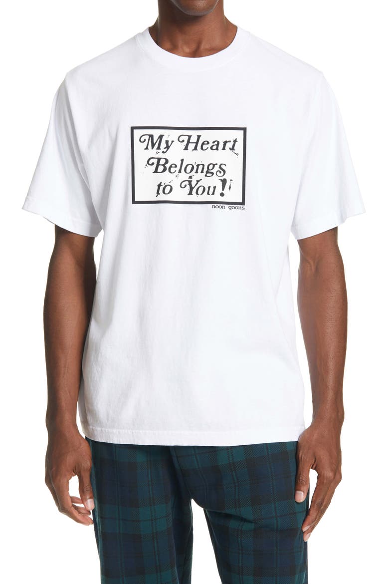 Belongs to You Graphic Tee, Main, color, WHITE