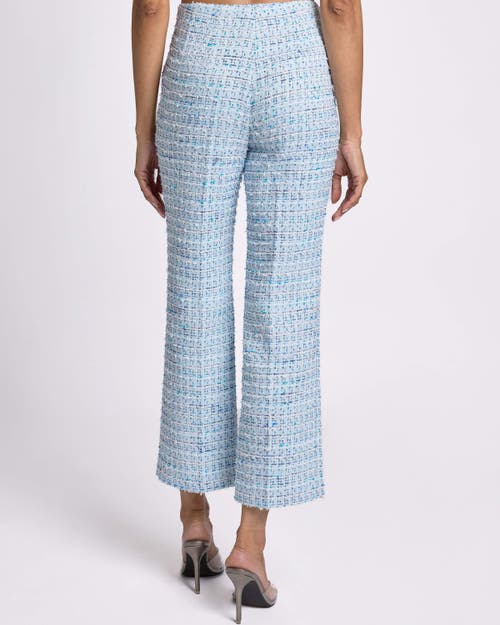 Santorelli Roma Straight Leg Ankle Pant In Aquamarine