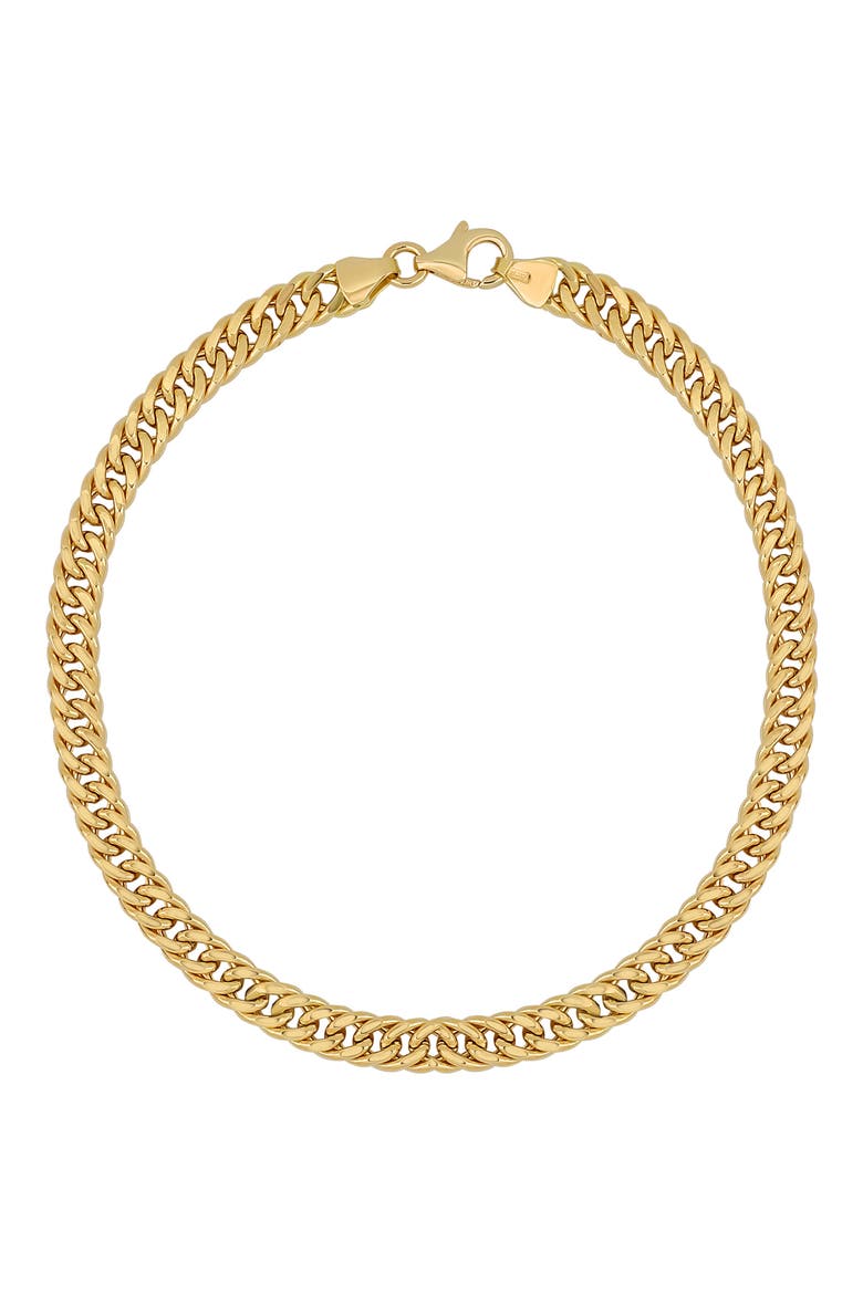 Men's 14K Gold Curb Chain Bracelet (Nordstrom Exclusive), Main, color, 14K YELLOW GOLD