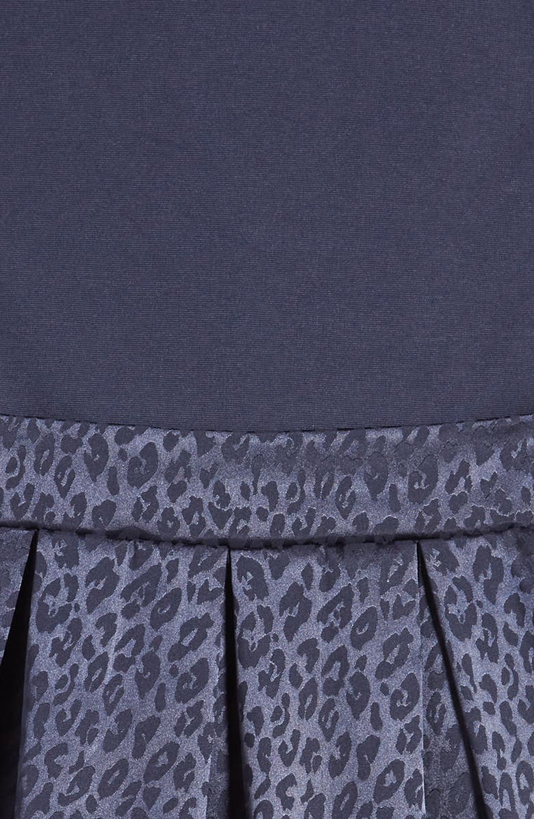 Ava & Yelly Kids' Mixed Media Dress, Alternate, color, 