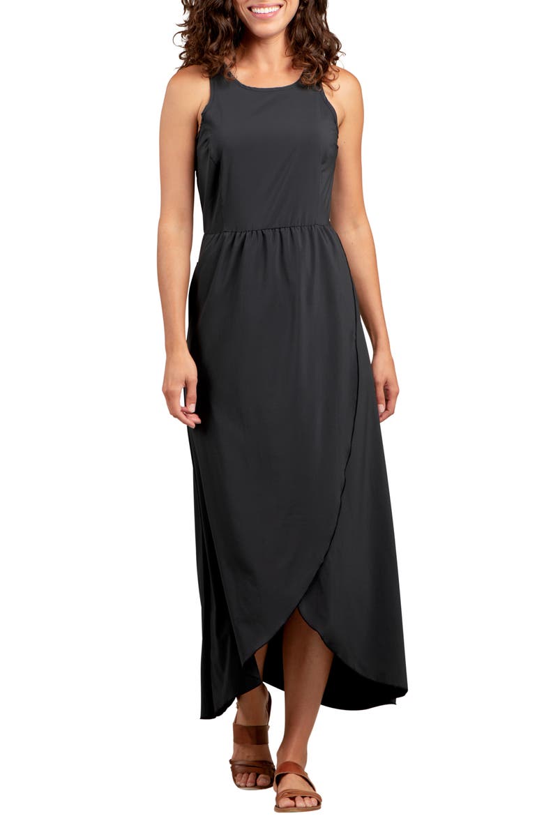 Sunkissed Maxi Dress, Main, color, BLACK