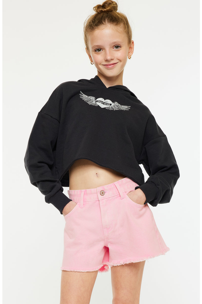 Melly High Rise Shorts, Alternate, color, Pink