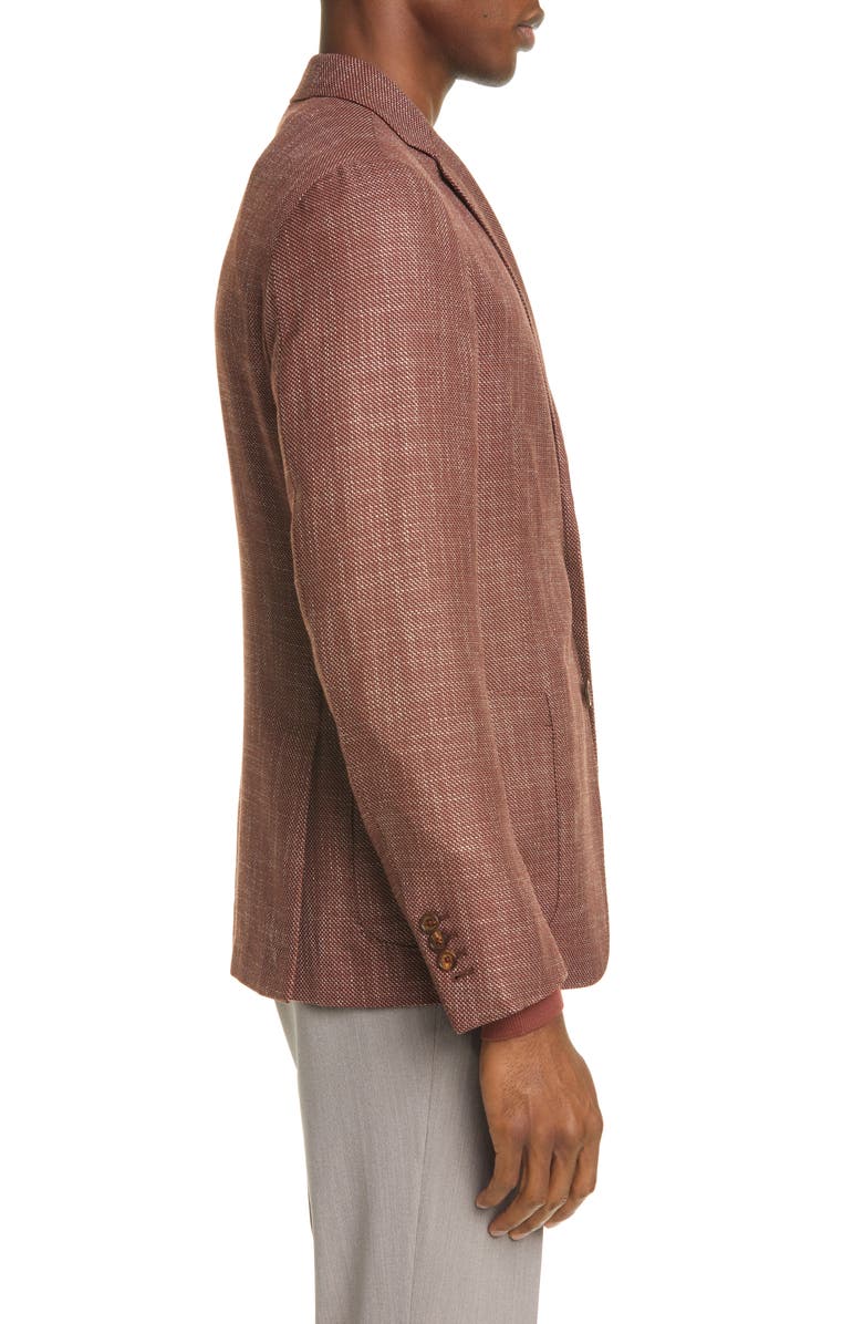 ZEGNA Ermenegildo Zegna Informale Classic Fit Mélange Stretch Wool Sport Coat, Alternate, color, 