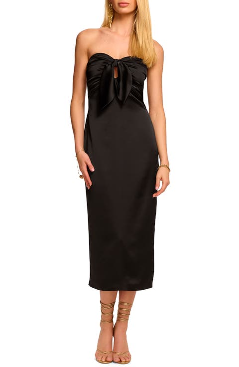 Orion Strapless Midi Dress