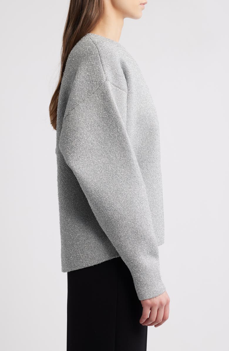 COS Sparkle Oversize Wool Blend Sweater, Alternate, color, 