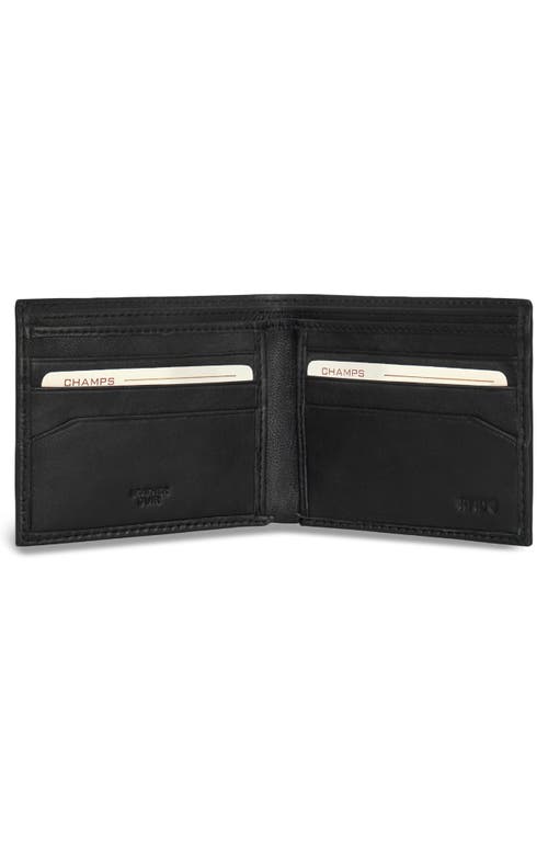 CHAMPS CHAMPS CLASSIC LEATHER BIFOLD WALLET 