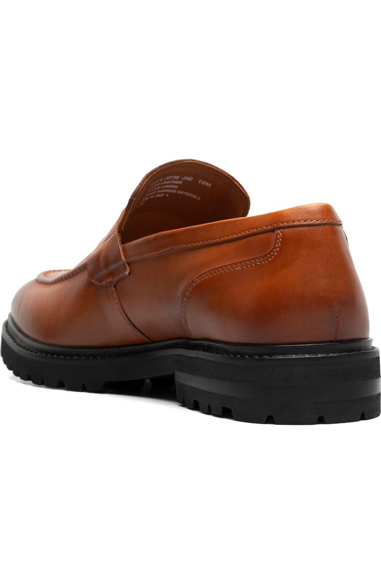 Stacy Adams Hazleton Apron Toe Lugged Penny Loafer, Alternate, color, Tan