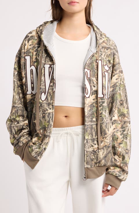 Manhunt Harley Full Zip Graphic Hoodie