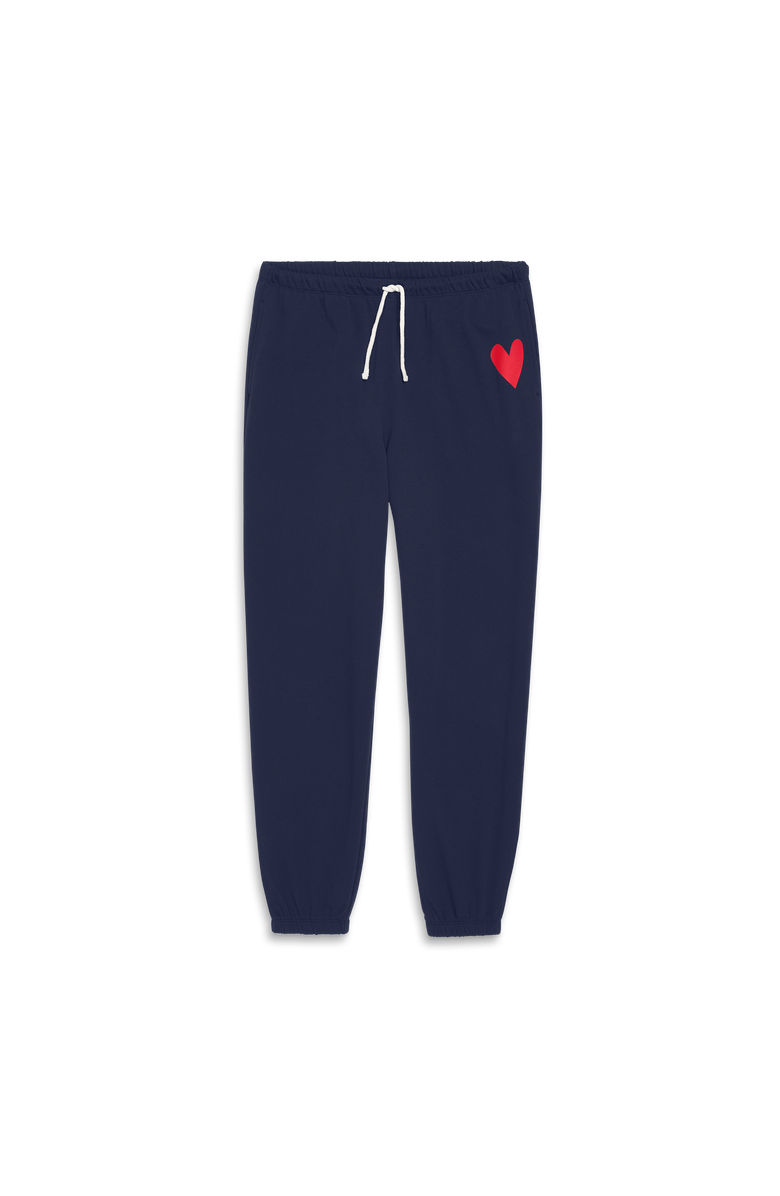 Primary Adult 24/7 Heart Sweatpant, Main, color, Navy Lollipop