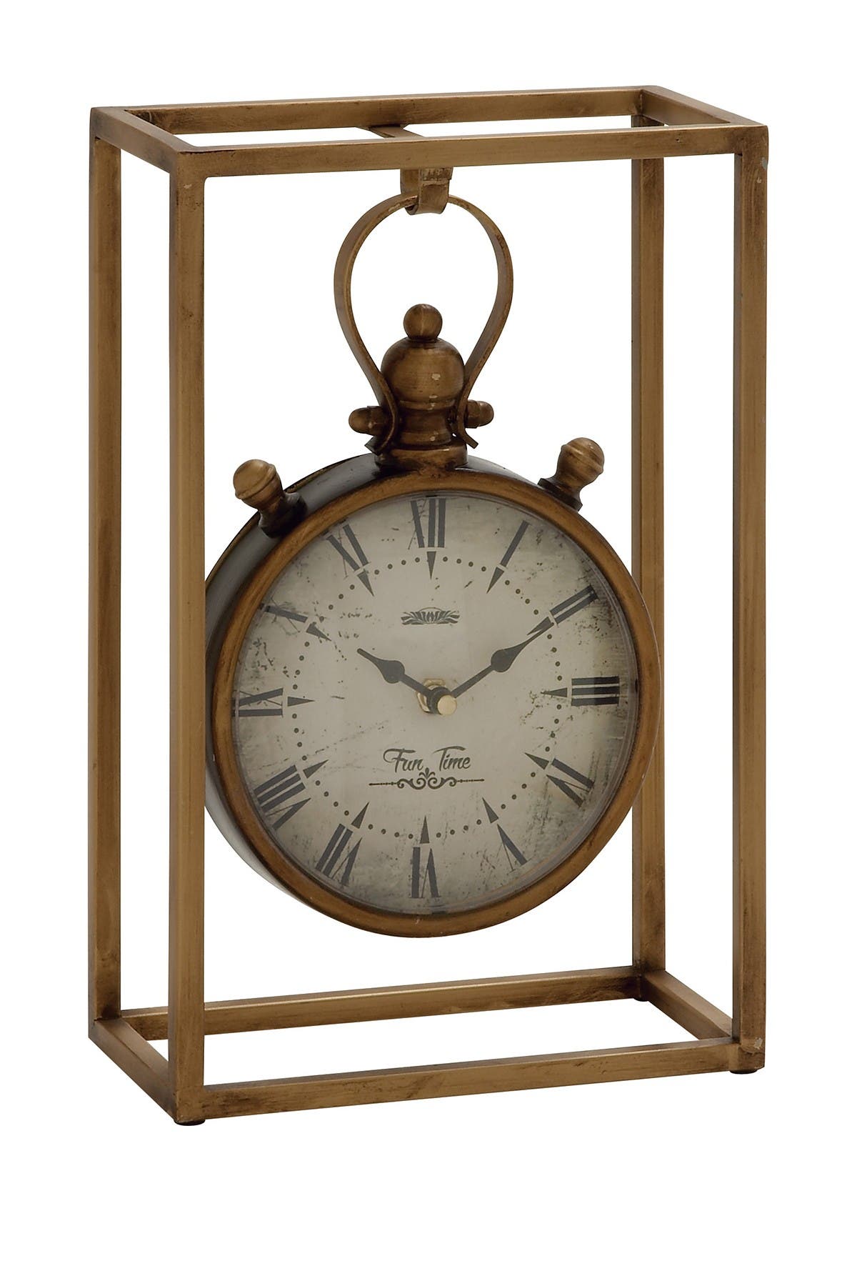 SONOMA SAGE HOME Bronze Metal Standing Stopwatch Clock