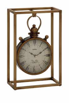 SONOMA SAGE HOME Bronze Metal Standing Stopwatch Clock