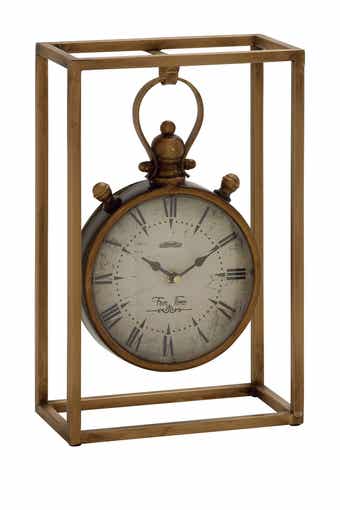 SONOMA SAGE HOME Bronze Metal Standing Stopwatch Clock