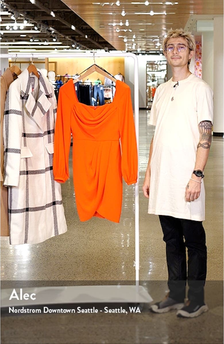 Tonja Long Sleeve Minidress, sales video thumbnail