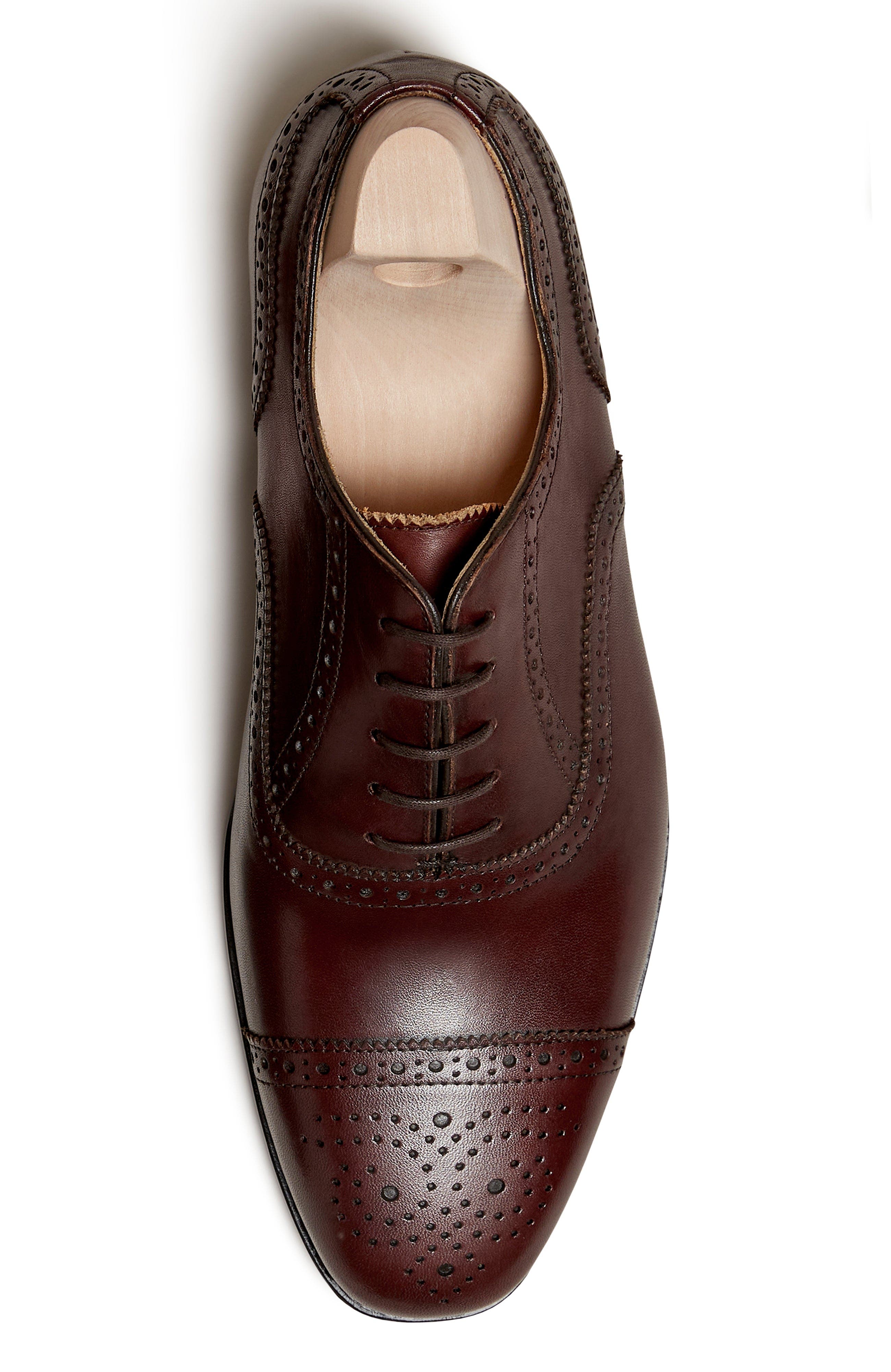 Myrqvist Strömsö Oxfords, Alternate, color, Dark Mahogany