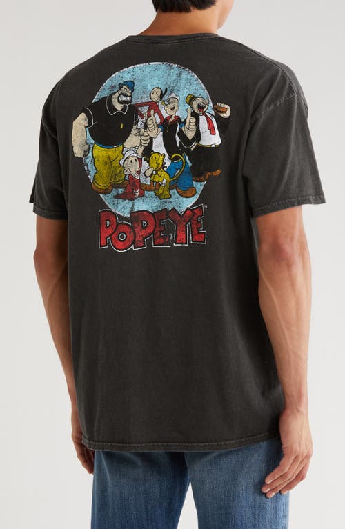 Philcos Popeye Graphic T-shirt In Black
