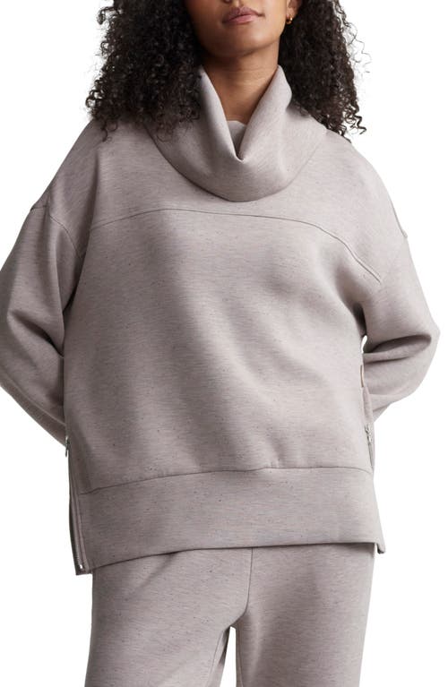 VARLEY VARLEY PRIYA LONGLINE COWL NECK SWEATSHIRT