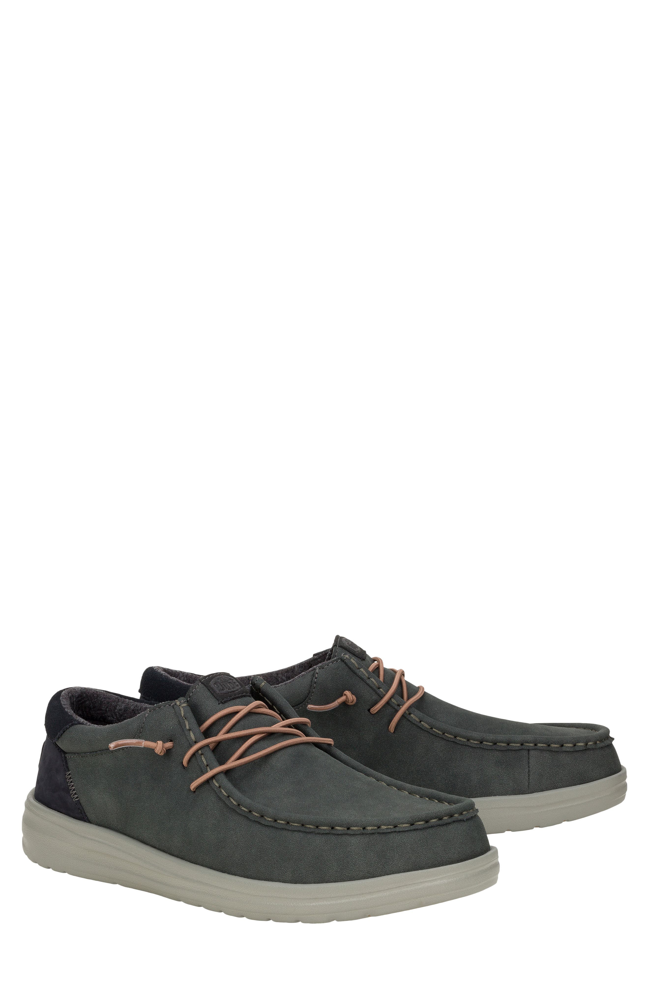 Hey Dude Wally Classic Lace-Up, Alternate, color, Black Oyster