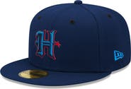 New Era Men's New Era Navy Houston Texans Omaha 59FIFTY Fitted Hat