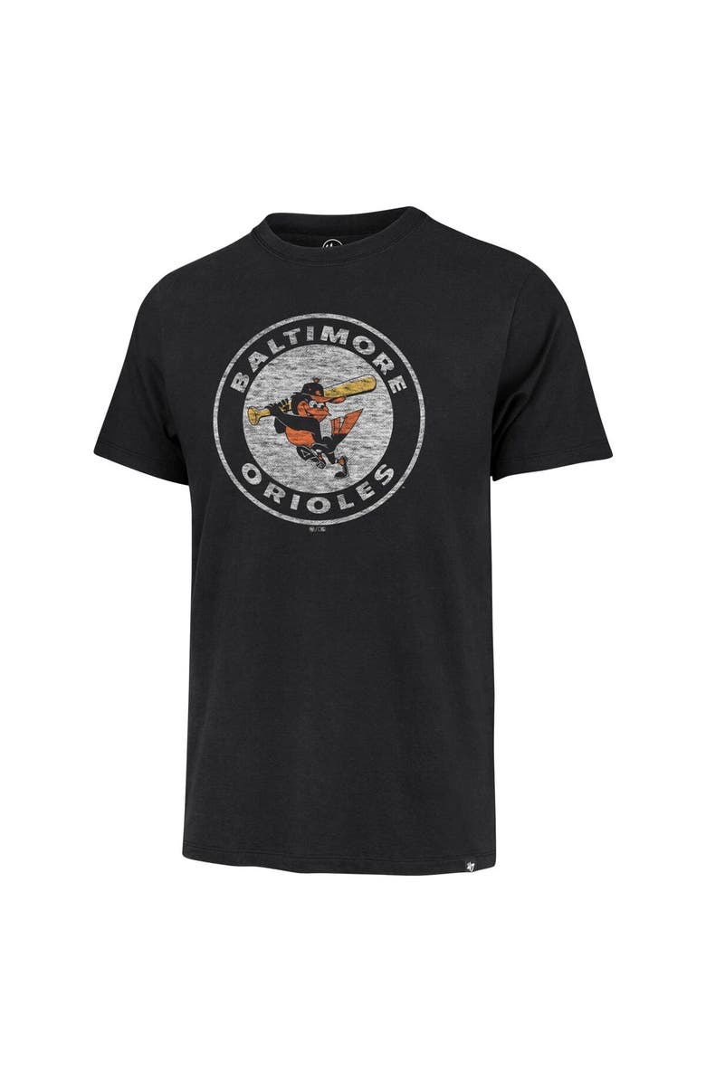 '47 Men's '47 Black Baltimore Orioles Premier Franklin T-Shirt, Alternate, color, 