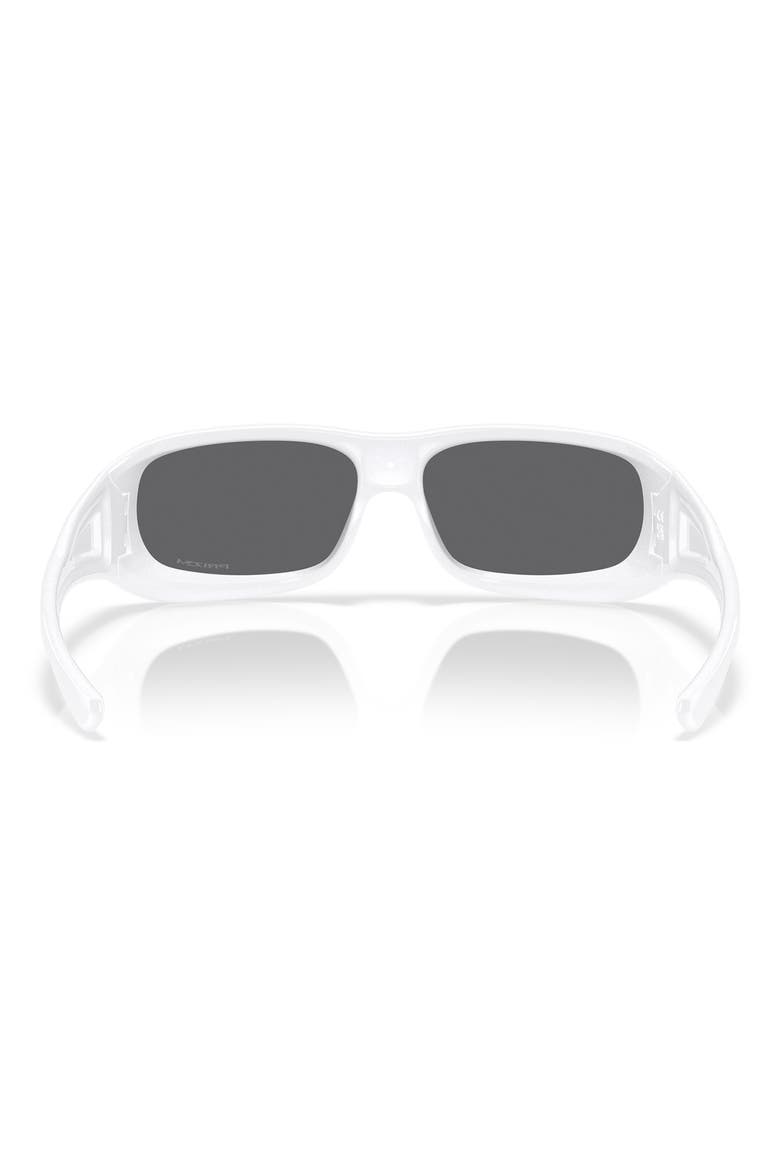 59mm Prizm™ Rectangular Sunglasses, Alternate, color, BLACK WHITE