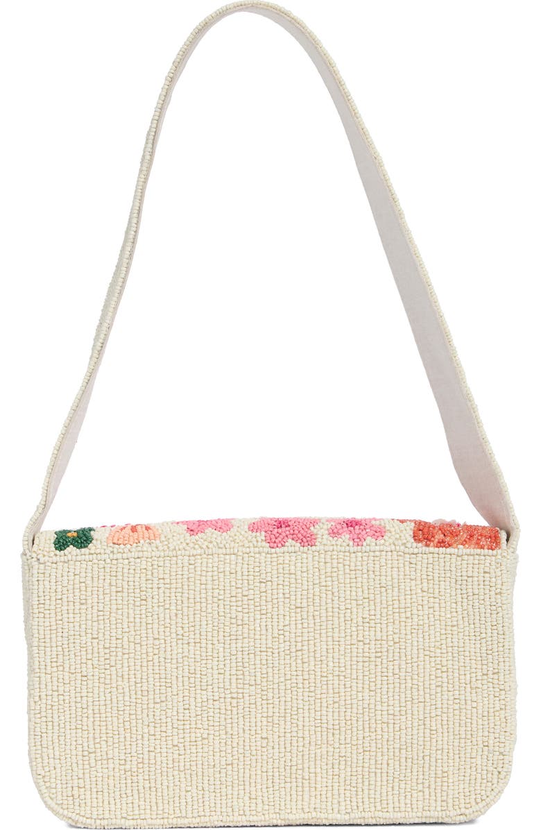 Collection XIIX Beaded Pop Floral Shoulder Bag, Alternate, color, Ivory Multi