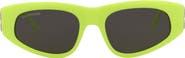 Balenciaga 53mm Rectangle Sunglasses
