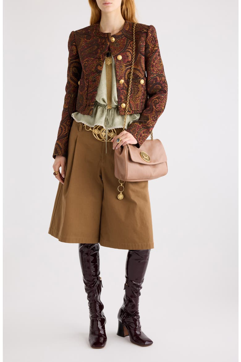 Paisley Tapestry Jacquard Jacket, Alternate, color, RED MULTI
