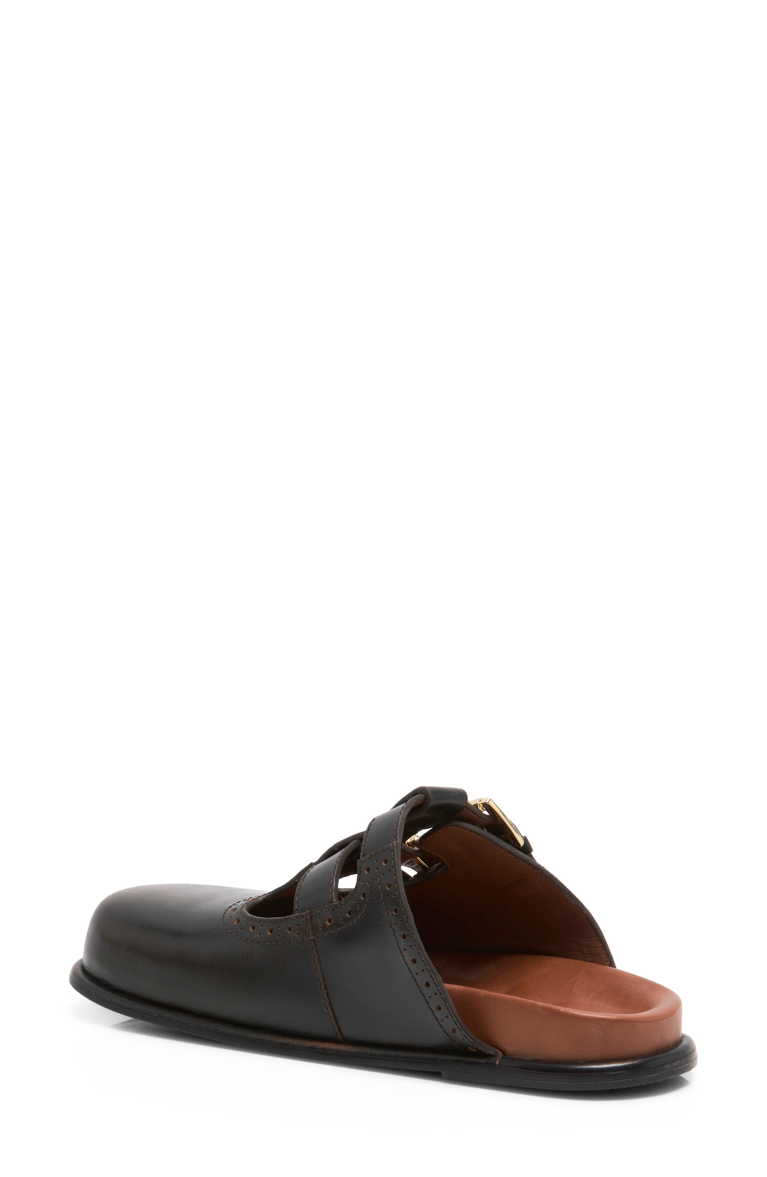 Shoreditch Buckle Mule, Alternate, color, ESPRESSO