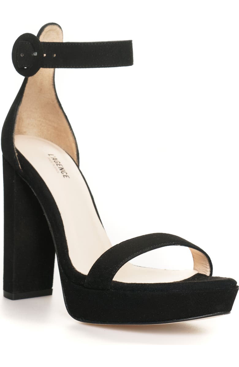 L'AGENCE Cecile Ankle Strap Sandal, Main, color,