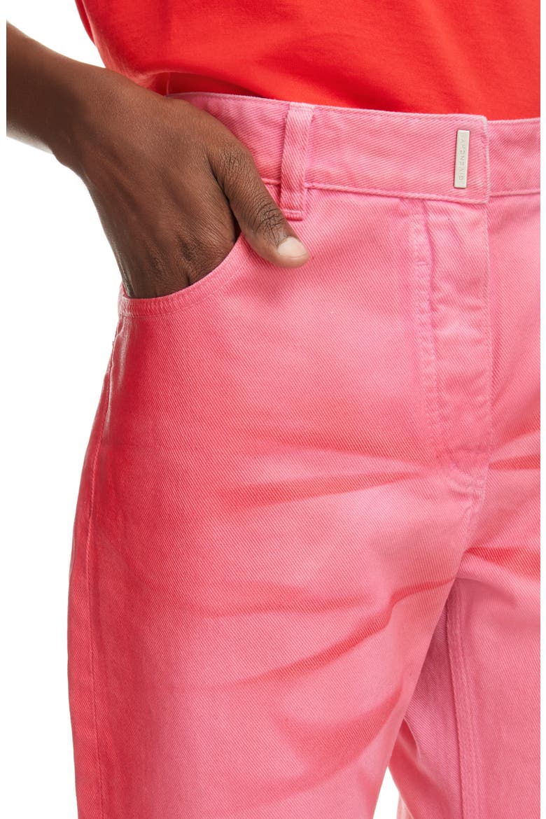 Straight Leg Jeans, Alternate, color, PINK