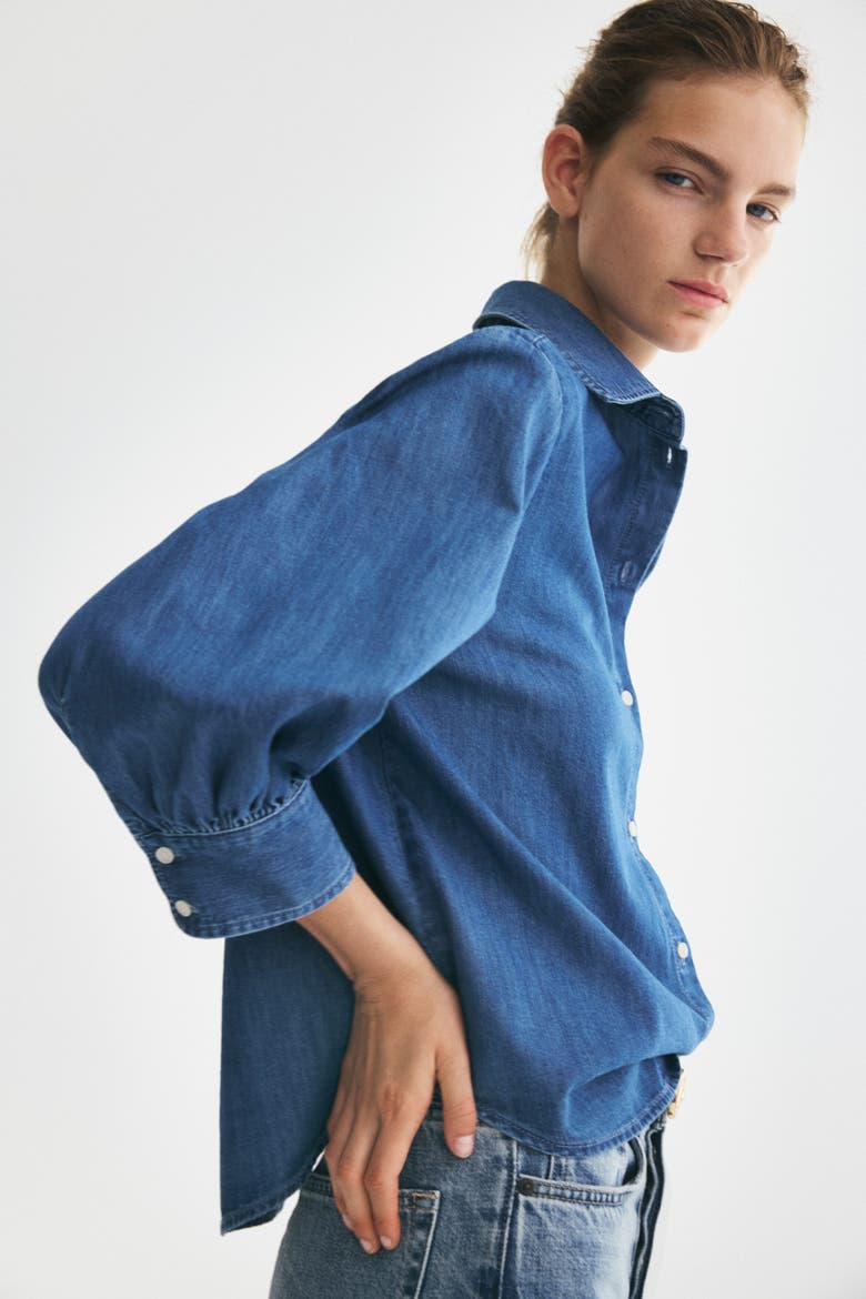 Denim Shirt, Alternate, color, Denim blue