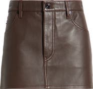FRAME The Leather Miniskirt
